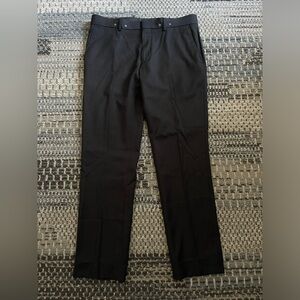 Mens Topman Formal Dress Pants in Black, Waist Size 34R